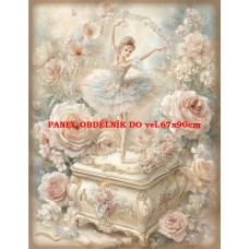 Látkový panel VINTAGE VÁNOČNÍ 597-18