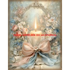 Látkový panel VINTAGE VÁNOČNÍ 597-20