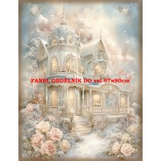 Látkový panel VINTAGE VÁNOČNÍ 597-21