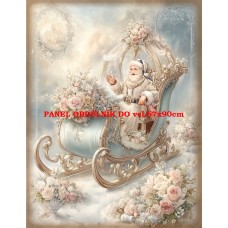 Látkový panel VINTAGE VÁNOČNÍ 597-29