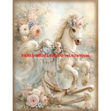 Látkový panel VINTAGE VÁNOČNÍ 597-30