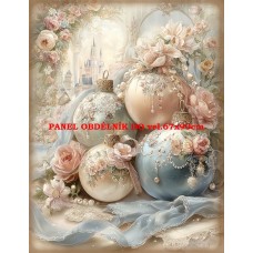 Látkový panel VINTAGE VÁNOČNÍ 597-5 Látkový panel VINTAGE VÁNOČNÍ 597-5