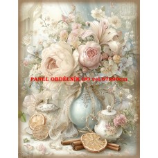 Látkový panel VINTAGE VÁNOČNÍ 597-9 Látkový panel VINTAGE VÁNOČNÍ 597-9