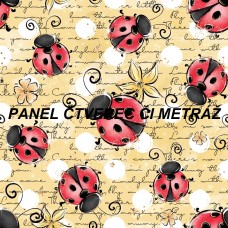 Látkový panel  či metráž kolekce LADYBUG  600-134