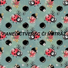 Látkový panel  či metráž kolekce LADYBUG  600-137