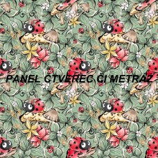 Látkový panel  či metráž kolekce LADYBUG  600-143
