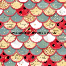 Látkový panel  či metráž kolekce LADYBUG  600-176
