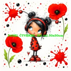 Látkový panel kolekce LADYBUG 600-209