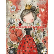 Látkový panel kolekce LADYBUG  600-21