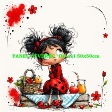 Látkový panel kolekce LADYBUG 600-216