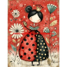 Látkový panel kolekce LADYBUG  600-29