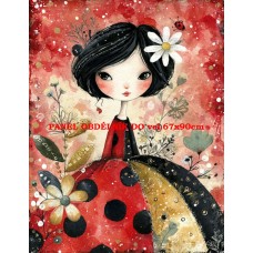 Látkový panel kolekce LADYBUG  600-31