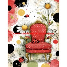 Látkový panel kolekce LADYBUG  600-57