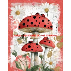 Látkový panel kolekce LADYBUG  600-69