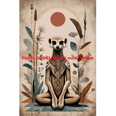 Látkový panel kolekce AFRICKÁ ZVÍŘATA  602-413