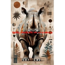 Látkový panel kolekce AFRICKÁ ZVÍŘATA  602-415