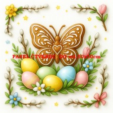 Látkový panel kolekce VELIKONOČNÍ PERNÍČKY  603-108