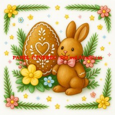 Látkový panel kolekce VELIKONOČNÍ PERNÍČKY  603-116
