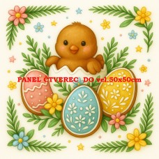 Látkový panel kolekce VELIKONOČNÍ PERNÍČKY  603-117