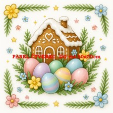 Látkový panel kolekce VELIKONOČNÍ PERNÍČKY 603-125 Látkový panel kolekce VELIKONOČNÍ PERNÍČKY 603-125