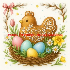 Látkový panel kolekce VELIKONOČNÍ PERNÍČKY 603-129 Látkový panel kolekce VELIKONOČNÍ PERNÍČKY 603-129