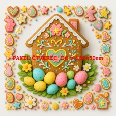 Látkový panel kolekce VELIKONOČNÍ PERNÍČKY  603-136