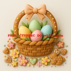 Látkový panel kolekce VELIKONOČNÍ PERNÍČKY  603-137