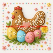 Látkový panel kolekce VELIKONOČNÍ PERNÍČKY  603-145
