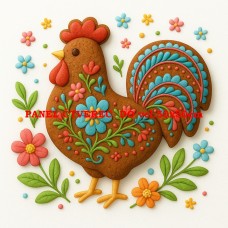 Látkový panel kolekce VELIKONOČNÍ PERNÍČKY  603-148