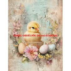 Látkový panel kolekce VELIKONOCE  604-222