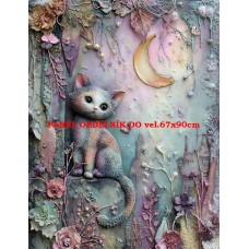 Látkový panel  kolekce  PASTELOVÝ SVĚT 605-117