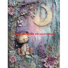 Látkový panel  kolekce  PASTELOVÝ SVĚT 605-118