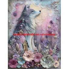 Látkový panel  kolekce  PASTELOVÝ SVĚT 605-124