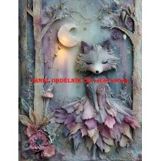 Látkový panel  kolekce  PASTELOVÝ SVĚT 605-125