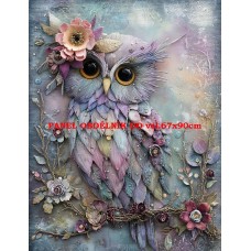 Látkový panel  kolekce  PASTELOVÝ SVĚT 605-133