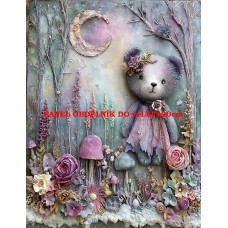 Látkový panel  kolekce  PASTELOVÝ SVĚT 605-142