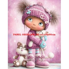 Látkový panel kolekce PASTELOVÝ SVĚT 605-152 Látkový panel kolekce PASTELOVÝ SVĚT 605-152