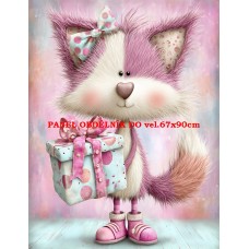 Látkový panel kolekce PASTELOVÝ SVĚT 605-165 Látkový panel kolekce PASTELOVÝ SVĚT 605-165