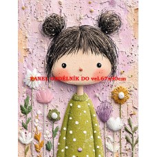 Látkový panel  kolekce  PASTELOVÝ SVĚT 605-206