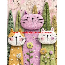 Látkový panel  kolekce  PASTELOVÝ SVĚT 605-215