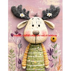 Látkový panel  kolekce  PASTELOVÝ SVĚT 605-228