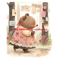 Látkový panel  kolekce  PASTELOVÝ SVĚT 605-254