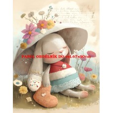 Látkový panel  kolekce  PASTELOVÝ SVĚT 605-255