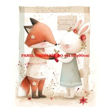 Látkový panel  kolekce  PASTELOVÝ SVĚT 605-262