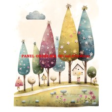 Látkový panel  kolekce  PASTELOVÝ SVĚT 605-273