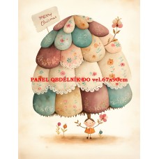 Látkový panel  kolekce  PASTELOVÝ SVĚT 605-276