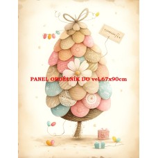 Látkový panel  kolekce  PASTELOVÝ SVĚT 605-277