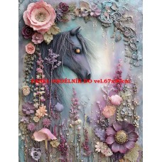 Látkový panel  kolekce  PASTELOVÝ SVĚT 605-28