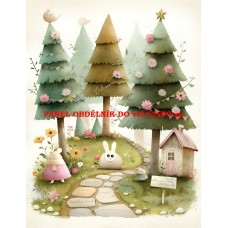 Látkový panel  kolekce  PASTELOVÝ SVĚT 605-281