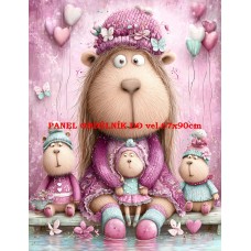 Látkový panel kolekce PASTELOVÝ SVĚT 605-304 Látkový panel kolekce PASTELOVÝ SVĚT 605-304